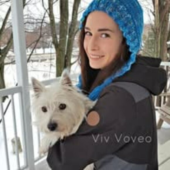 VivVoveo 100% ALPACA wool hat. OOAK and NWT. Handknit in Canada. UnisexTurquoise - Picture 2 of 8